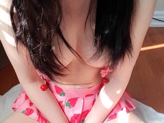 Amateur asian teen licks ass and sucks cock