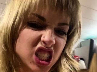 Pale amateur teen brunette Lynn Love