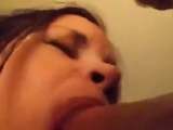 Canadian MILF Gives a Deep Blowjob to Her Neighbor