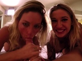 Ultra hot blonds blowjob and handjob
