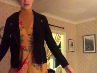 Amateur blondie solo anal masturbation