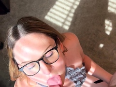 Amateur Blonde Blowjob CIM