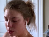 Blonde solo jerking off