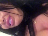 Busty solo babe masturbates in close up pussy toying action
