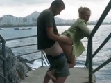Outdoor Sex by the Water with a Hot Blonde
