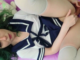 Beautiful Sonya having a horny solo toy masturbation