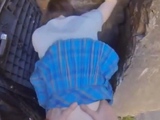 French Amateur Adult Video Prise Contre un Blockhauss