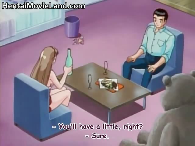 Great anime hot brunette babe gets part5