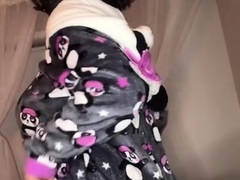 Amateur blondie solo anal masturbation