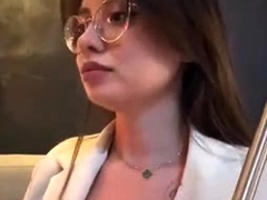 Close up teen foot worship