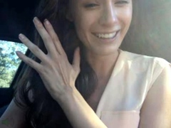 Real amateur babe outdoors getting hot outdoors in hd