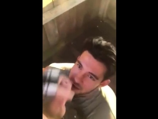 Cute Latin Hunk Sucks Big Cock and Eats Cum