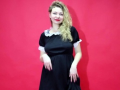 Busty blonde mature solo masturbation for webcam