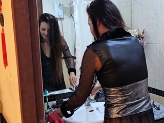 Delivery Guy's Surprise Transparent Dress Prank with a Twis